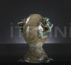 Итальянские Интерьерные декорации - Интерьерная миниатюра Egg with frogs Итальянские Интерьерные декорации - Интерьерная миниатюра Egg with frogs фабрика VGnewtrend