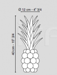 Интерьерная миниатюра Pineapple Medium VGnewtrend