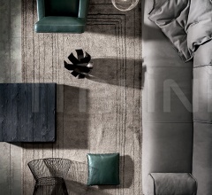 Ковер BERBERE LIGHT GREY + DARK BROWN | PATTERN B Ковер BERBERE LIGHT GREY + DARK BROWN | PATTERN B фабрика Baxter