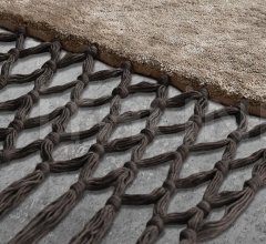 Ковер FRINGES BEIGE + DARK BROWN Ковер FRINGES BEIGE + DARK BROWN фабрика Baxter