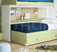 Итальянские Детская - Кровать Equipped platform bed Итальянские Детская - Кровать Equipped platform bed фабрика Nidi