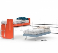 Итальянские Детская - Кровать SCROLL Sliding beds Итальянские Детская - Кровать SCROLL Sliding beds фабрика Nidi