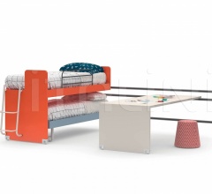Итальянские Детская - Кровать SCROLL Sliding beds Итальянские Детская - Кровать SCROLL Sliding beds фабрика Nidi