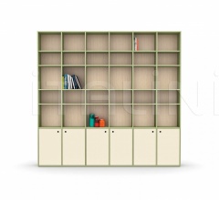 Итальянские Стеллажи и полки - Книжный стеллаж LUCE bookcase Итальянские Стеллажи и полки - Книжный стеллаж LUCE bookcase фабрика Nidi