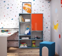 Итальянские Стеллажи и полки - Книжный стеллаж LUCE bookcase Итальянские Стеллажи и полки - Книжный стеллаж LUCE bookcase фабрика Nidi