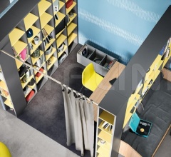 Итальянские Стеллажи и полки - Книжный стеллаж HOLLY bookcase Итальянские Стеллажи и полки - Книжный стеллаж HOLLY bookcase фабрика Nidi