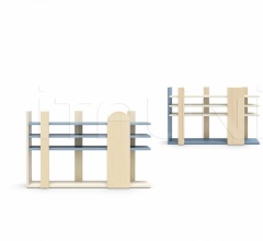 Итальянские Стеллажи и полки - Книжный стеллаж SURFY bookcase Итальянские Стеллажи и полки - Книжный стеллаж SURFY bookcase фабрика Nidi