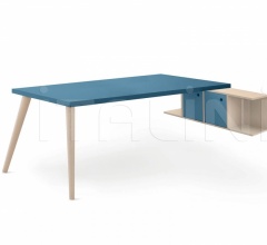 Итальянские Письменные столы - Письменный стол Desk with Luce wall unit Итальянские Письменные столы - Письменный стол Desk with Luce wall unit фабрика Nidi