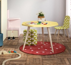 Итальянские Письменные столы - Письменный стол Desk with Woody legs Итальянские Письменные столы - Письменный стол Desk with Woody legs фабрика Nidi