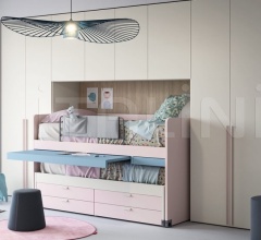 Итальянские Детская - Шкаф Straight bridging unit wardrobe Итальянские Детская - Шкаф Straight bridging unit wardrobe фабрика Nidi