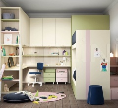 Итальянские Детская - Шкаф Corner bridging wardrobe Итальянские Детская - Шкаф Corner bridging wardrobe фабрика Nidi