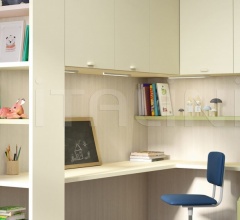 Итальянские Детская - Шкаф Corner bridging wardrobe Итальянские Детская - Шкаф Corner bridging wardrobe фабрика Nidi