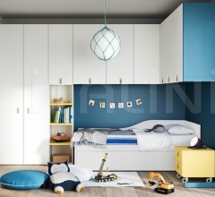 Итальянские Детская - Шкаф Corner bridging wardrobe Итальянские Детская - Шкаф Corner bridging wardrobe фабрика Nidi