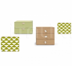 Итальянские Тумбочки - Тумбочка BASE bedside table фабрика Nidi