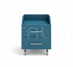 Итальянские Тумбочки - Тумбочка Wilson bedside table with castors фабрика Nidi