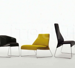 Стул с подлокотниками Lazy '05 фабрика B&B Italia