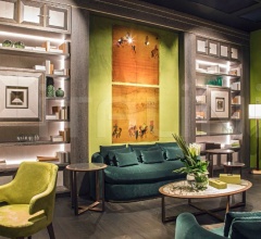 Итальянские Гостиная - Модульный стеллаж New Quadro Итальянские Гостиная - Модульный стеллаж New Quadro фабрика Annibale Colombo