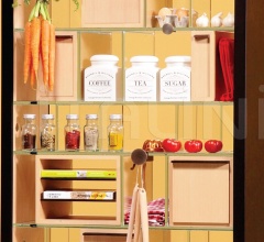 Итальянские Стеллажи - Книжный стеллаж D 1628 One Way - Mettitutto фабрика Annibale Colombo