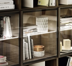 Итальянские Гостиная - Стеллаж Logiko floor standing bookcase Итальянские Гостиная - Стеллаж Logiko floor standing bookcase фабрика Jesse