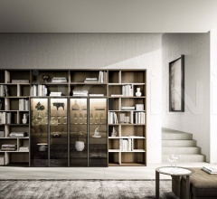 Итальянские Гостиная - Стеллаж Logiko floor standing bookcase Итальянские Гостиная - Стеллаж Logiko floor standing bookcase фабрика Jesse