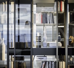 Итальянские Гостиная - Книжный шкаф Paspartu bookcase Итальянские Гостиная - Книжный шкаф Paspartu bookcase фабрика Jesse