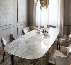 Итальянские Столы обеденные - Стол обеденный BRIDGE фабрика Casamilano