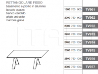 Стол обеденный Zaffiro Presotto