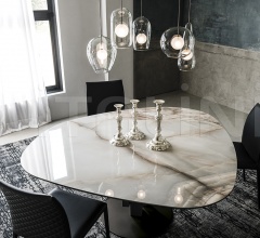 Стол обеденный Skyline Keramik Round Стол обеденный Skyline Keramik Round фабрика Cattelan Italia
