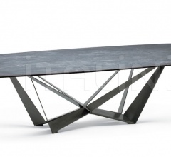 Стол обеденный Skorpio Keramik Стол обеденный Skorpio Keramik фабрика Cattelan Italia