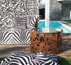 Итальянские Уличные столики - Столик Lace Outdoor Итальянские Уличные столики - Столик Lace Outdoor фабрика Roberto Cavalli