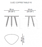 Кофейный столик Suez coffee tables Paolo Castelli