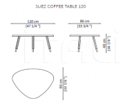 Кофейный столик Suez coffee tables Paolo Castelli