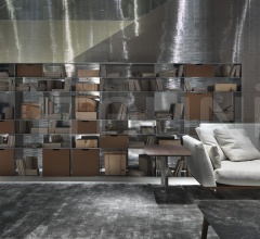 Итальянские Гостиная - Стеллаж Infinity Итальянские Гостиная - Стеллаж Infinity фабрика Flexform