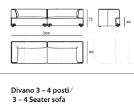 Модульный диван Soho 2 Fendi Casa