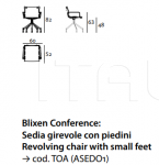 Кресло Blixen Conference Fendi Casa