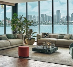 Итальянские Гостиная - Диван Conrad Итальянские Гостиная - Диван Conrad фабрика Fendi Casa