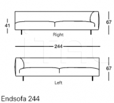 Модульный диван 1322 Kim Zanotta