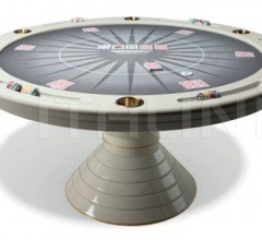 Итальянские Бильярдные, игровые столы - Игровой стол ROUND POKER TABLE фабрика Vismara Design