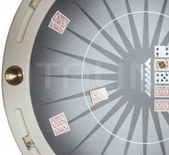 Итальянские Бильярдные, игровые столы - Игровой стол ROUND POKER TABLE фабрика Vismara Design