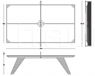 Игровой стол TENNIS TABLE Vismara Design