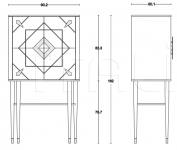 Бар Bar Cabinet Vismara Design
