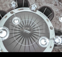 Итальянские Бильярдные, игровые столы - Игровой стол ROUND POKER TABLE фабрика Vismara Design