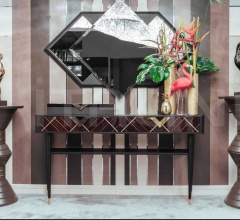 Итальянские Гостиная - Консоль CONSOLE WITH MIRROR Итальянские Гостиная - Консоль CONSOLE WITH MIRROR фабрика Vismara Design