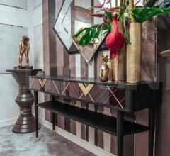 Итальянские Гостиная - Консоль CONSOLE WITH MIRROR Итальянские Гостиная - Консоль CONSOLE WITH MIRROR фабрика Vismara Design