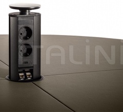 Итальянские Столы для конференц зала - Стол Mesa Due Meeting Table фабрика Poltrona Frau