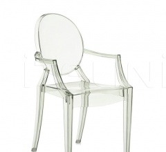 Стул с подлокотником Louis Ghost фабрика Kartell