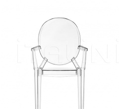 Стул с подлокотником Louis Ghost фабрика Kartell