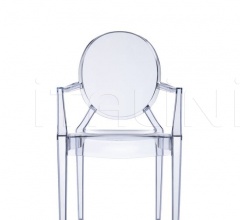 Стул с подлокотником Louis Ghost фабрика Kartell