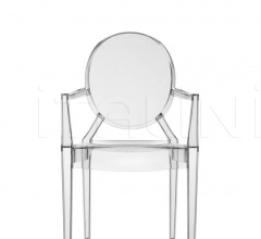 Стул с подлокотником Louis Ghost фабрика Kartell