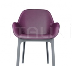 Итальянские Столовая - Стул с подлокотниками Clap PVC фабрика Kartell